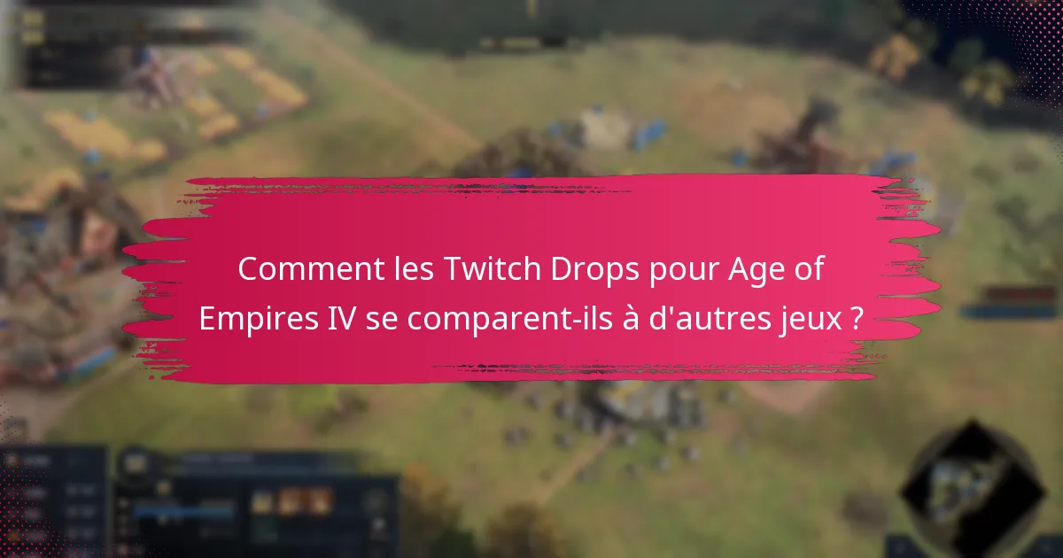 Comment réclamer mes Twitch Drops pour Age of Empires IV ?