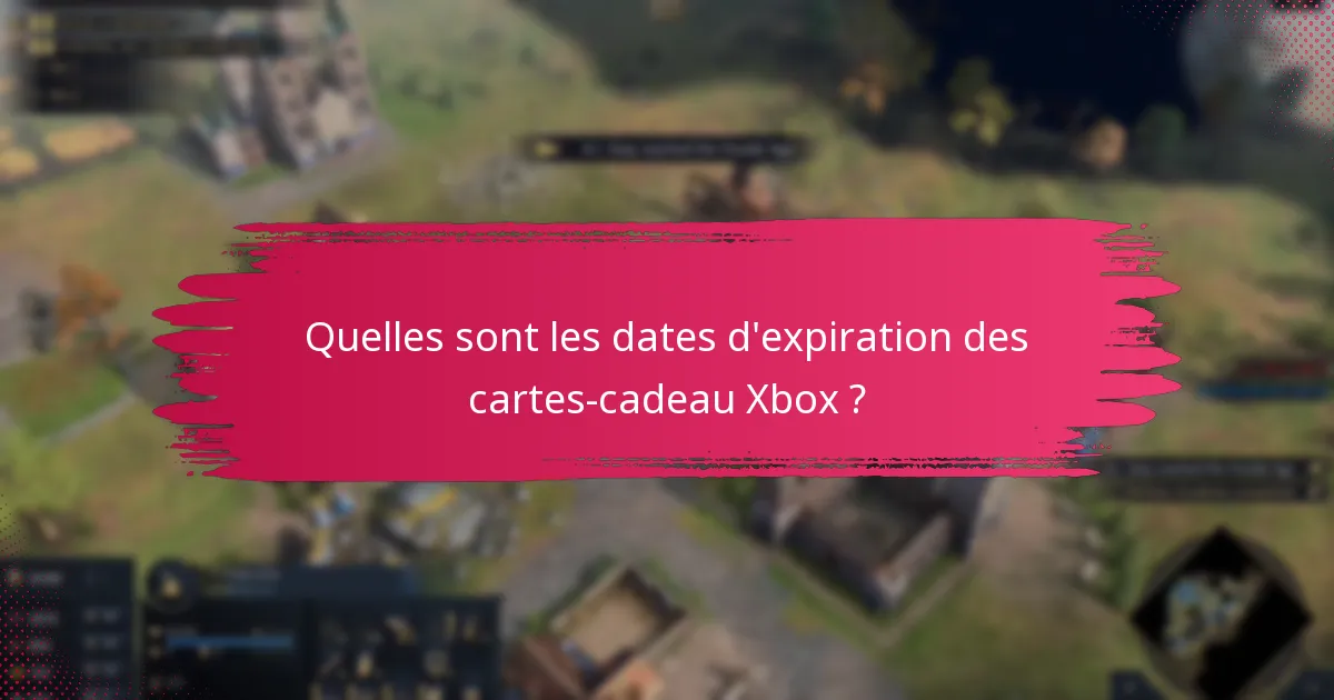 Que dois-je faire si je rencontre des problèmes avec ma carte-cadeau Xbox ?